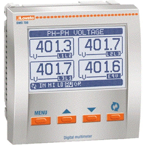 Lovato Electric Flush Mounting Digital Multimeters and power Analyzer ( DMG 700 )