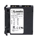 Lovato Power contactor 43A 17kVAR 3 Pole Coil 230VAC BFK3800A230 c/w Aux. Contact 1 NO+1 NC 11G48111 6